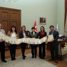 Ankara Çin Büyükelçiliği Kültür Müsteşarlığının ASBÜ Ziyareti